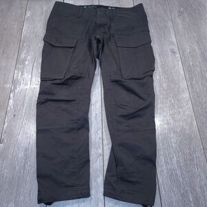 G-Star Raw Rovic Zip 3D Tapered Cargo Pants Mens 38x32 Grey Charcoal Utility